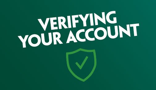 verify your account