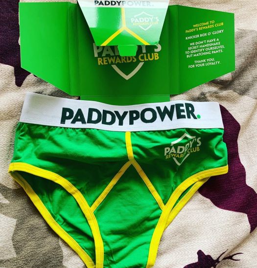 paddy power knicker box o glory