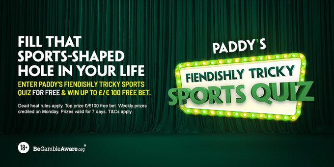 paddys fiendishly tricky sports quiz