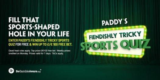 paddys fiendishly tricky sports quiz