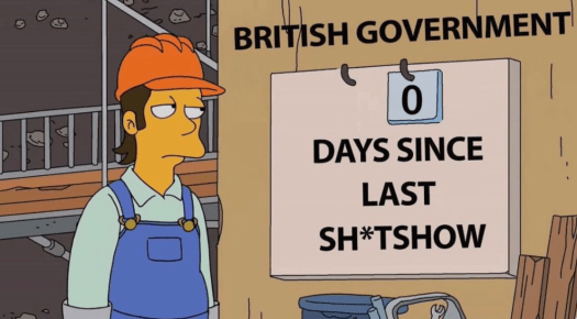 power brit government shit show